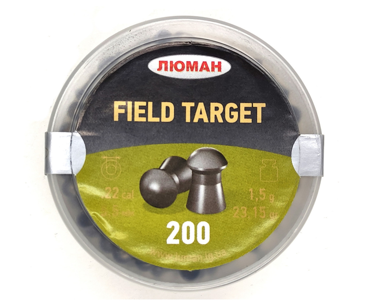 Пули кал. 5.5 мм "Люман" Field Target (1,5 грамм 200 шт.)