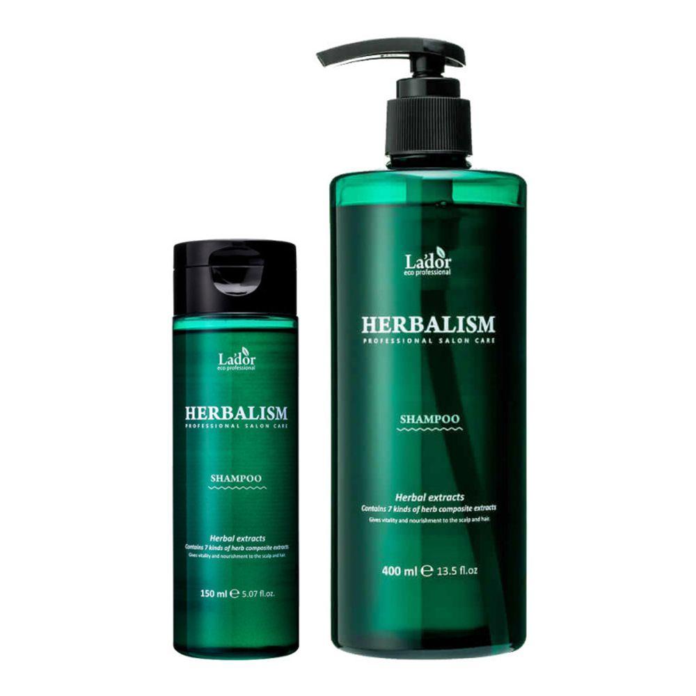 Lador Шампунь для поврежденных волос HERBALISM SHAMPOO 400 мл