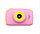 Детский цифровой фотоаппарат Мишка Розовый Smart Kids Camera 3 Series РОЗОВЫЙ, фото 7