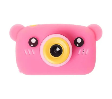 Детский цифровой фотоаппарат Мишка Розовый Smart Kids Camera 3 Series РОЗОВЫЙ - фото 3 - id-p163046652