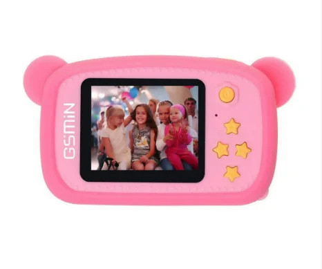 Детский цифровой фотоаппарат Мишка Розовый Smart Kids Camera 3 Series РОЗОВЫЙ - фото 5 - id-p163046652