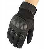 Перчатки Tactical PRO со вставкой (black)., фото 3