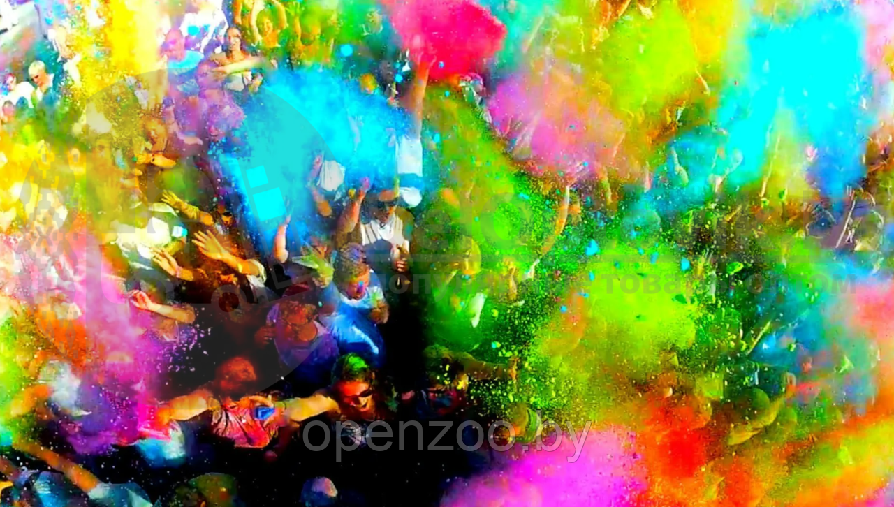 Фестивальная краска Холи Genio Kids Яркий цвет праздника, 100 гр Зеленая - фото 3 - id-p163056063