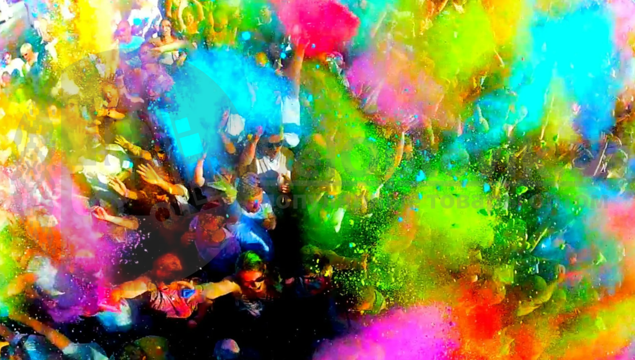 Фестивальная краска Холи Genio Kids Яркий цвет праздника, 100 гр Зеленая - фото 3 - id-p163056288