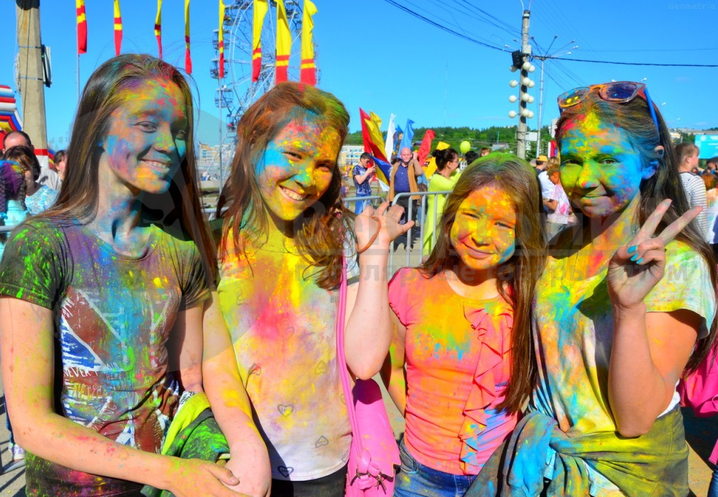 Фестивальная краска Холи Genio Kids Яркий цвет праздника, 100 гр Зеленая - фото 5 - id-p163056288