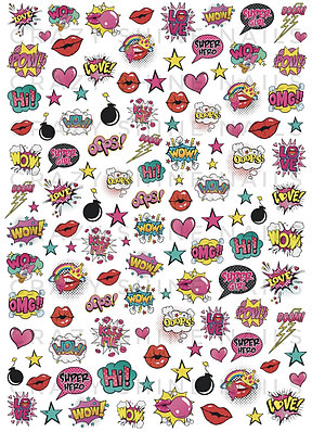 Слайдер Взрыв Красок Crazy Shine Nails (размер 10 x 14)