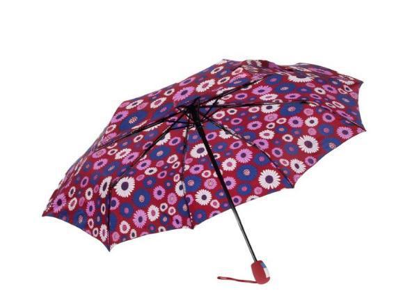 Зонт автоматический, R=55см, цвет бордовый - фото 3 - id-p163088071