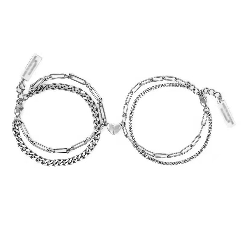 Парные браслеты с магнитами-сердечками "Lovenne" - фото 3 - id-p163088387