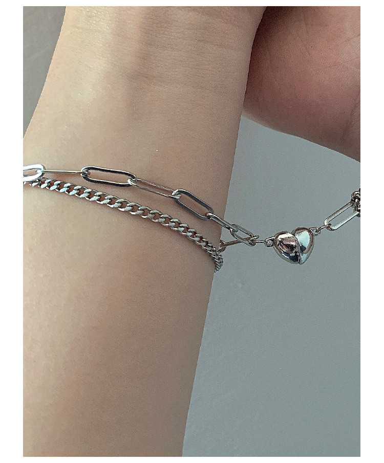 Парные браслеты с магнитами-сердечками "Lovenne" - фото 7 - id-p163088387