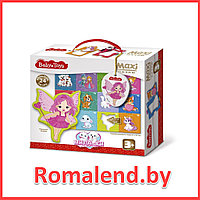 Пазлы макси контурные " Милашки " BABY TOYS (24 эл), 02509