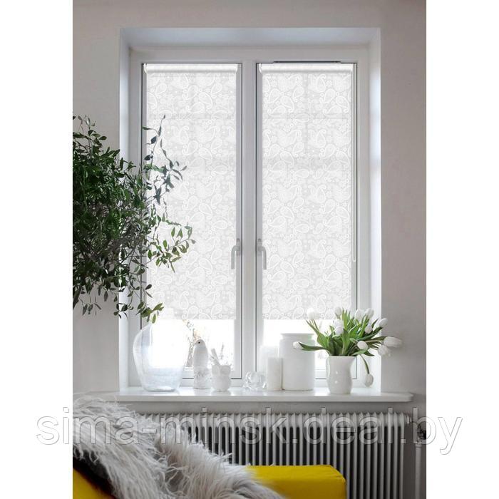 Рулонная штора «Шанталь», 73х160 см, цвет белый - фото 2 - id-p163095436