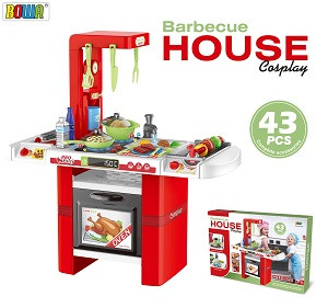 Игровой набор кухня Bowa 8759 вода/свет/звук, Bowa, 43 предмета