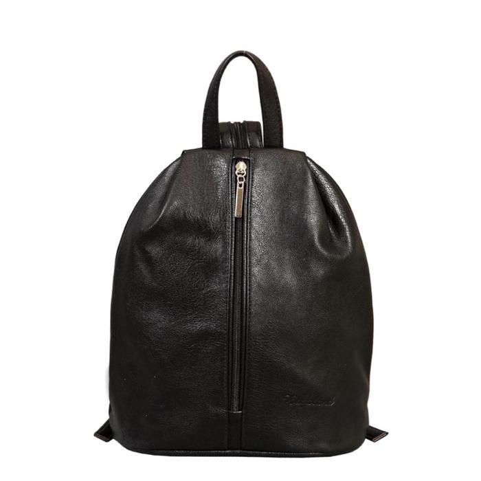 Рюкзак, отдел на молнии, наружный карман, цвет чёрный - фото 1 - id-p163102924