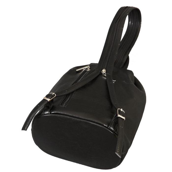 Рюкзак, отдел на молнии, наружный карман, цвет чёрный - фото 3 - id-p163102924