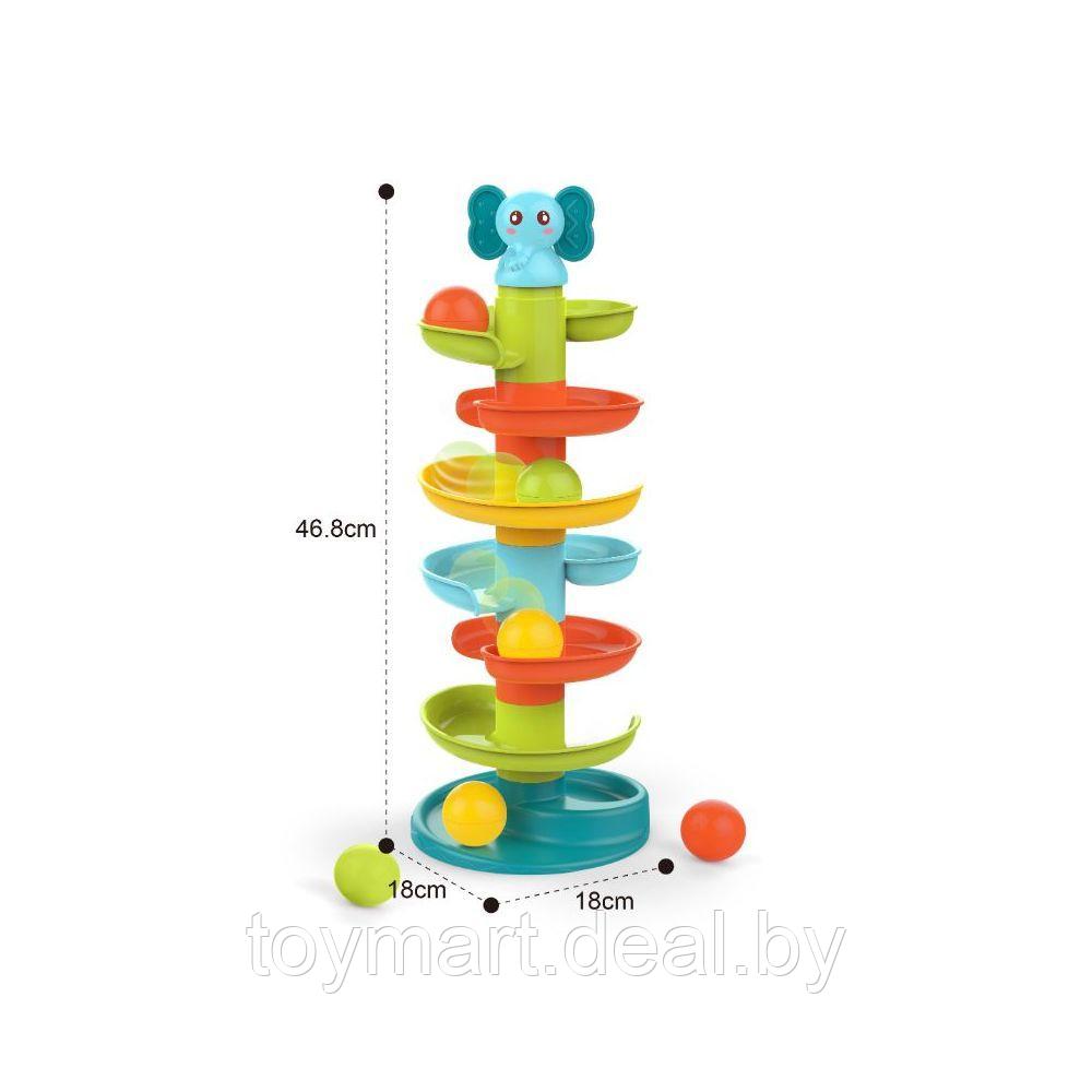 Развивающая игрушка - башня с шариками Roll Ball, Huanger HE0293 - фото 4 - id-p163104794