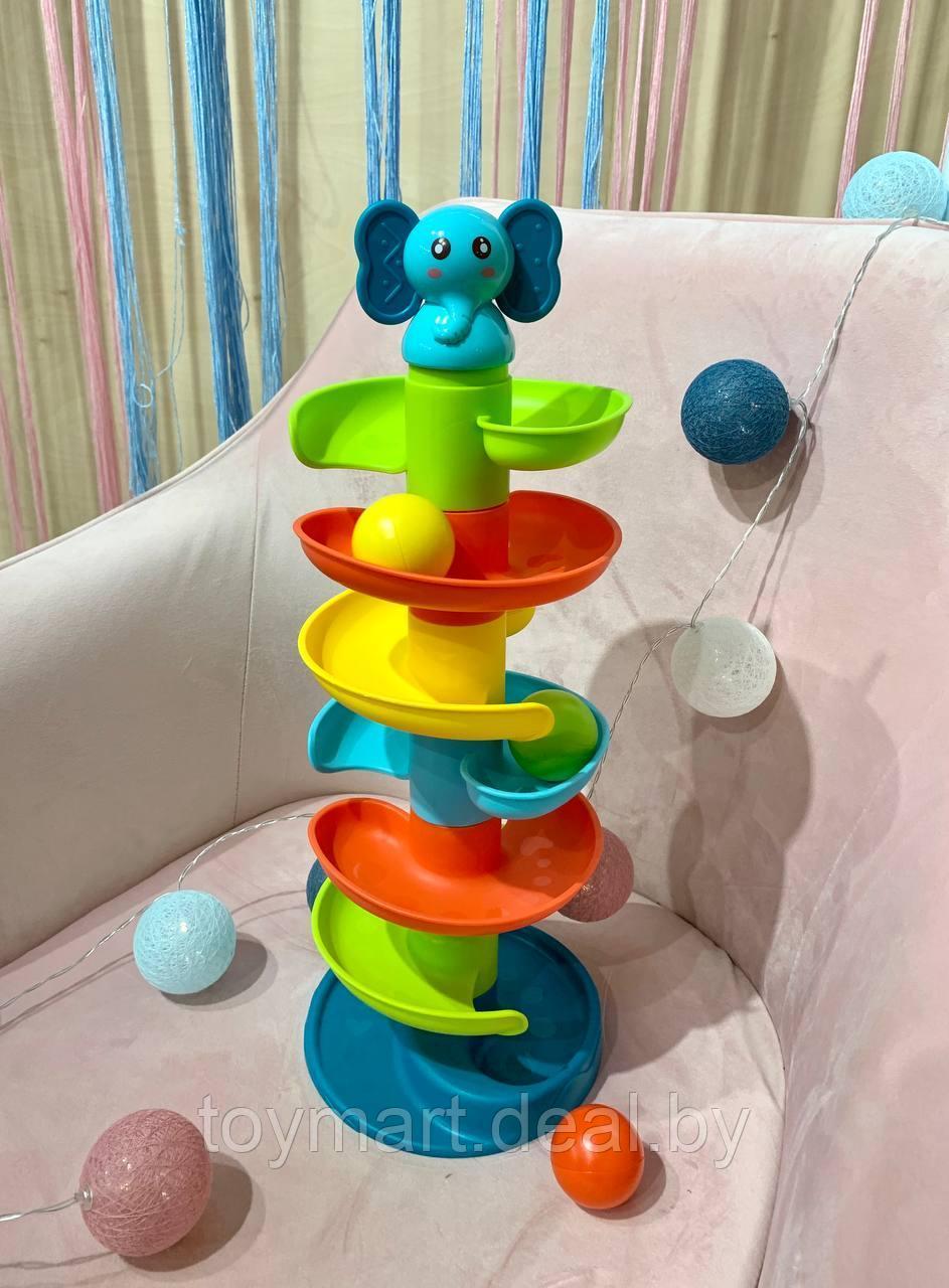 Развивающая игрушка - башня с шариками Roll Ball, Huanger HE0293 - фото 6 - id-p163104794