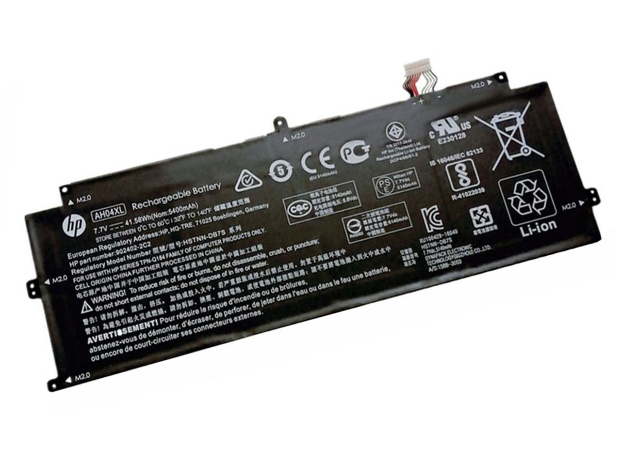 Аккумулятор (батарея) для ноутбука HP Spectre X2 12-C003TU (AH04XL) 7.7V 5400mAh - фото 1 - id-p163147247