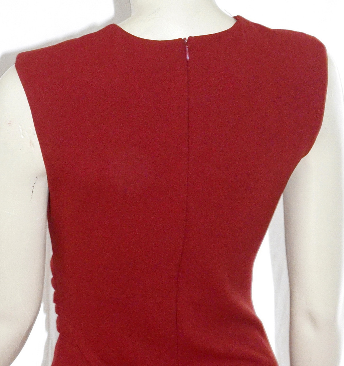 Платье H&M приталенное на размер S бордовое - фото 5 - id-p163149575