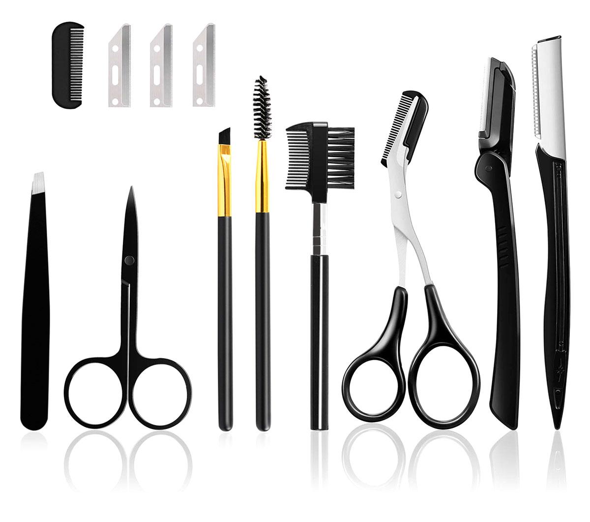Набор из 11 профессиональных инструментов для моделирования бровей и ресниц SiPL - фото 1 - id-p163156789