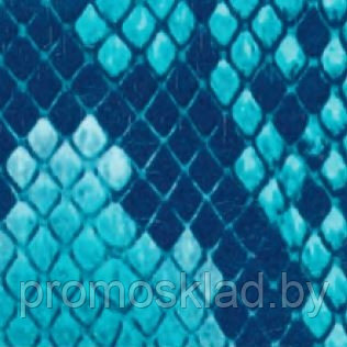 Дизайнерская термотрансферная пленка BLUE SNAKE 04 (полиуретановая основа), SEF Франция, фото 1
