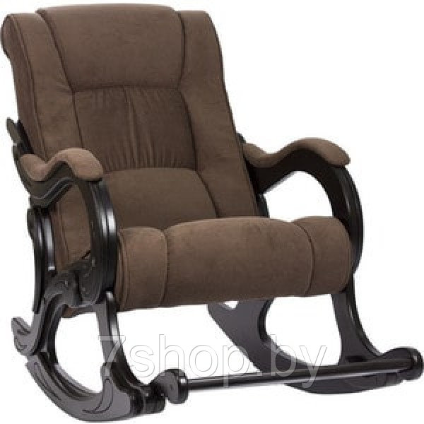 Кресло-качалка Импэкс Модель 77 венге, обивка Verona Brown - фото 1 - id-p163158543