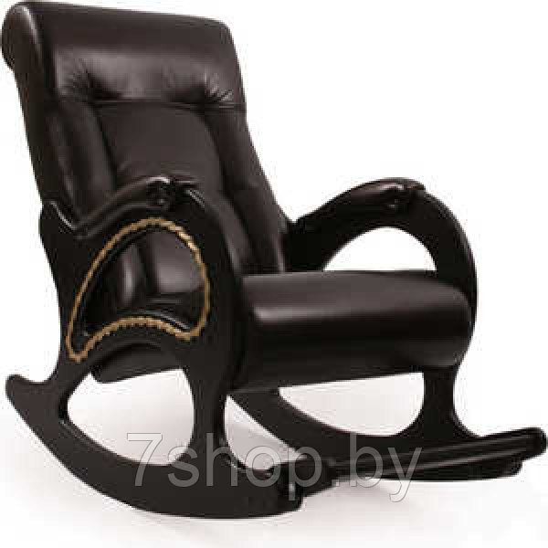 Кресло-качалка Импэкс Модель 44 каркас венге с лозой,обивка Орегон перламутр 120 - фото 1 - id-p163158554