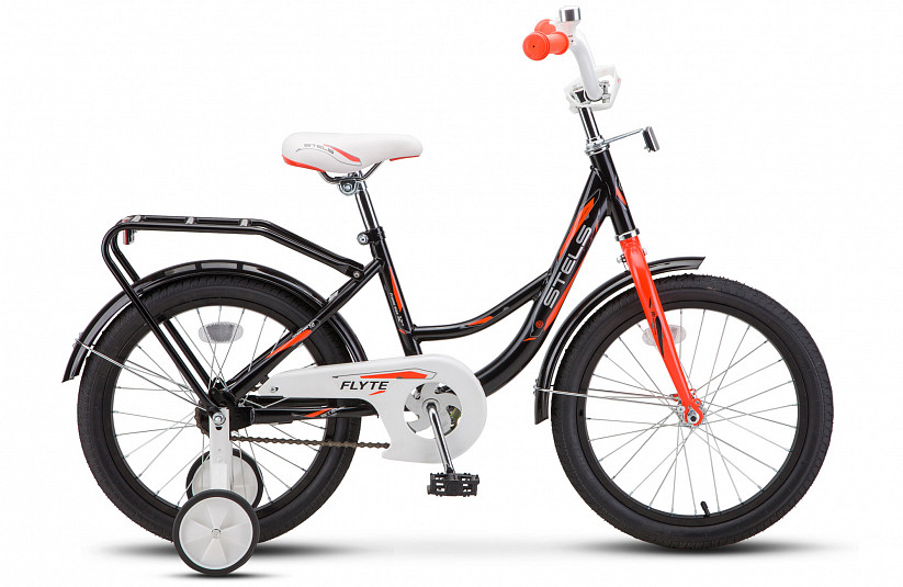 Велосипед детский Stels Flyte 16" Z011 черный/красный - фото 1 - id-p147680234