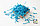 Гофрированная стружка Ярко-голубая 100 г, фото 2