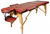 Массажный стол Atlas Sport складной 2-с 60 см деревянный + сумка в подарок, фото 6