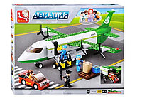 SLUBAN Конструктор лего lego самолет М38-В0371 "Авиация" (383 детали)