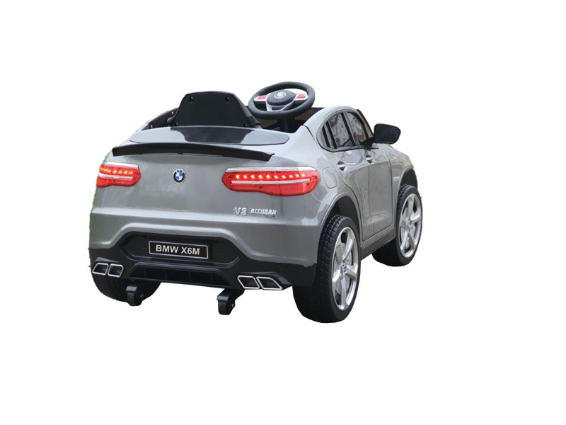 Электромобиль детский Electric Toys BMW Х6 LUX 4x4 2021г черный - фото 3 - id-p163180822