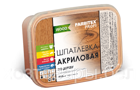 Шпатлевка акриловая по дереву "ДУБ"  400гр. FARBITEX