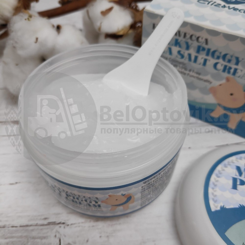 Антивозрастной (омолаживающий) молочный крем для лица с морской солью и коллагеном Milky Piggy Sea Salt Cream - фото 8 - id-p121979638