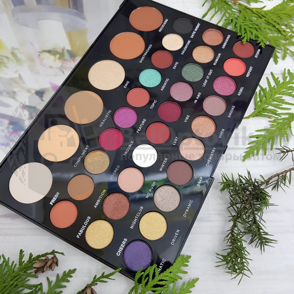 Палетка теней Makeup Revolution Shook palette 36 palette - фото 4 - id-p109388852