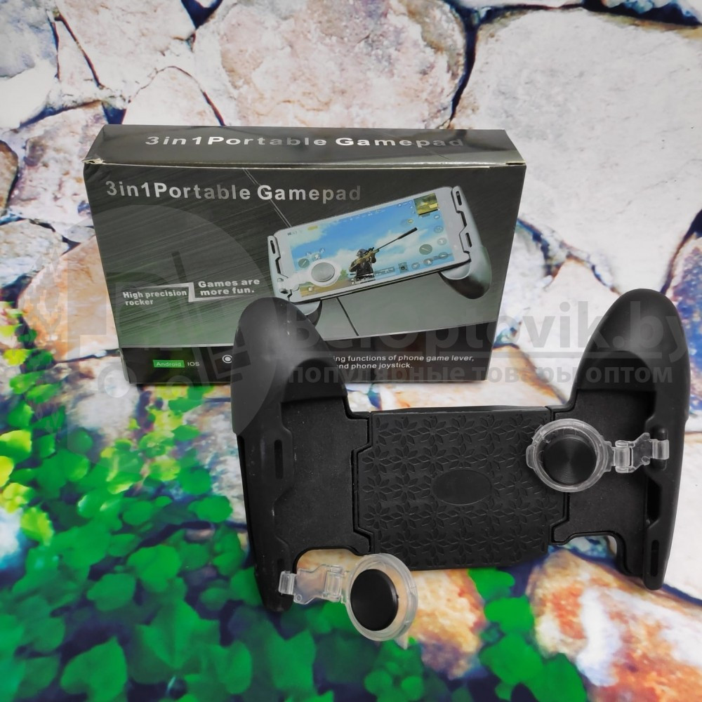 Геймпад джойстик для смартфона Portable Gamepad 3 в 1 - фото 1 - id-p109389809
