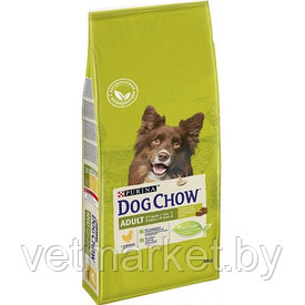 Dog Chow корм для взрослых собак, ягненок 1 кг (развес)