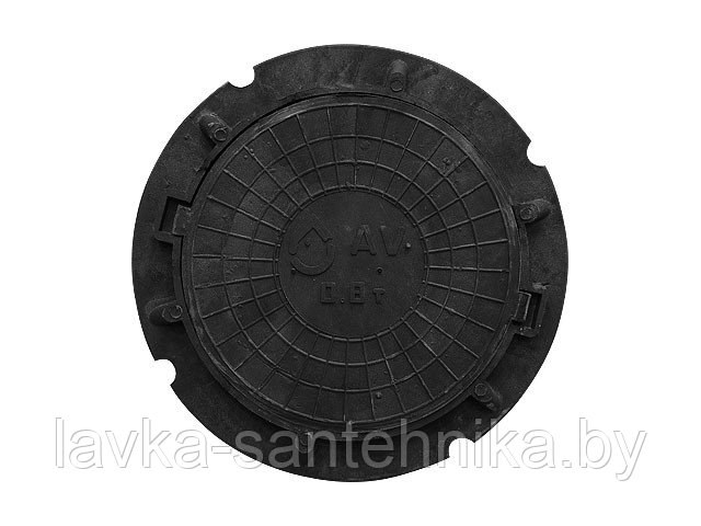 Люк канализационный AV Engineering A8 (черный) - фото 1 - id-p163254357