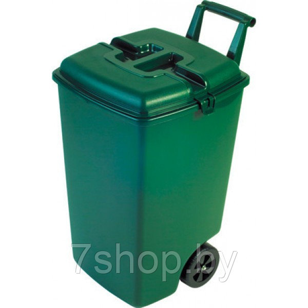 Контейнер для мусора на колесах OUTDOOR BIN 90L зеленый - фото 1 - id-p134315944