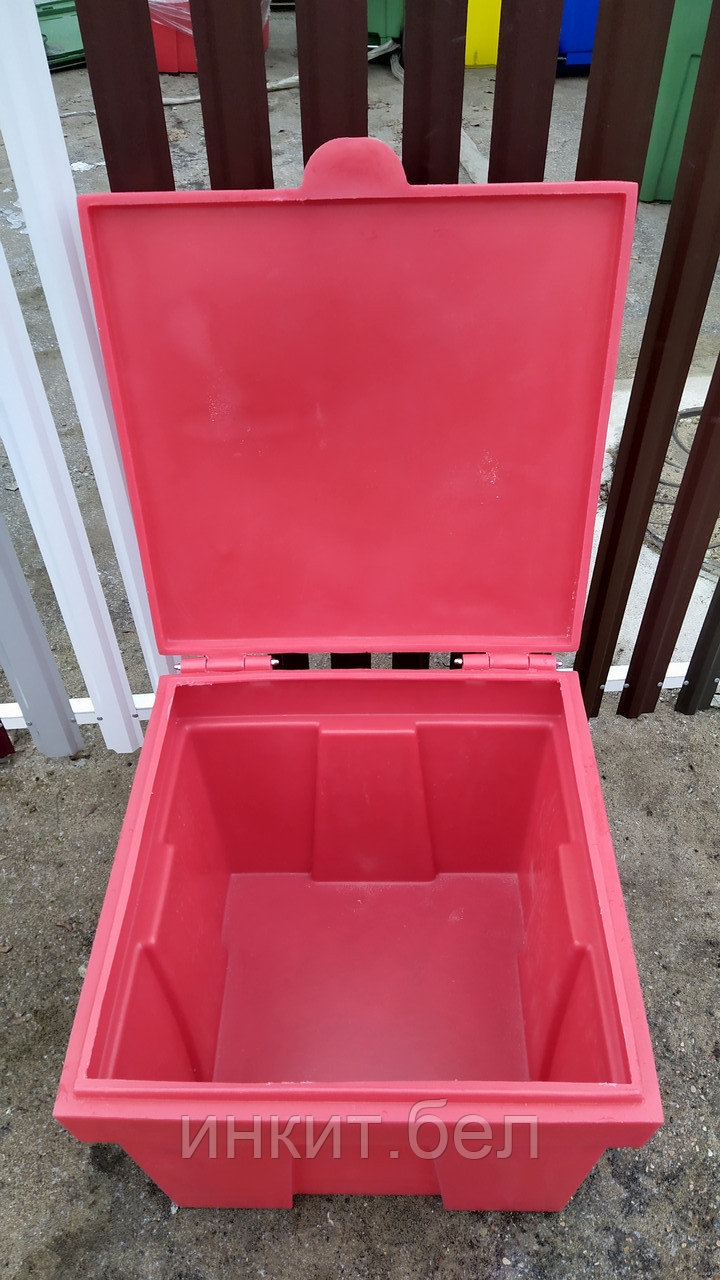Пластиковый ящик для песка и соли 75 литров, красный. Цена с НДС - фото 3 - id-p163258959
