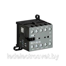 Мини-контактор B7-30-10-01, 24VAC, Uк=24VAC, 16А (20A по AC-1), 1NO всп. контакт - фото 1 - id-p163255653