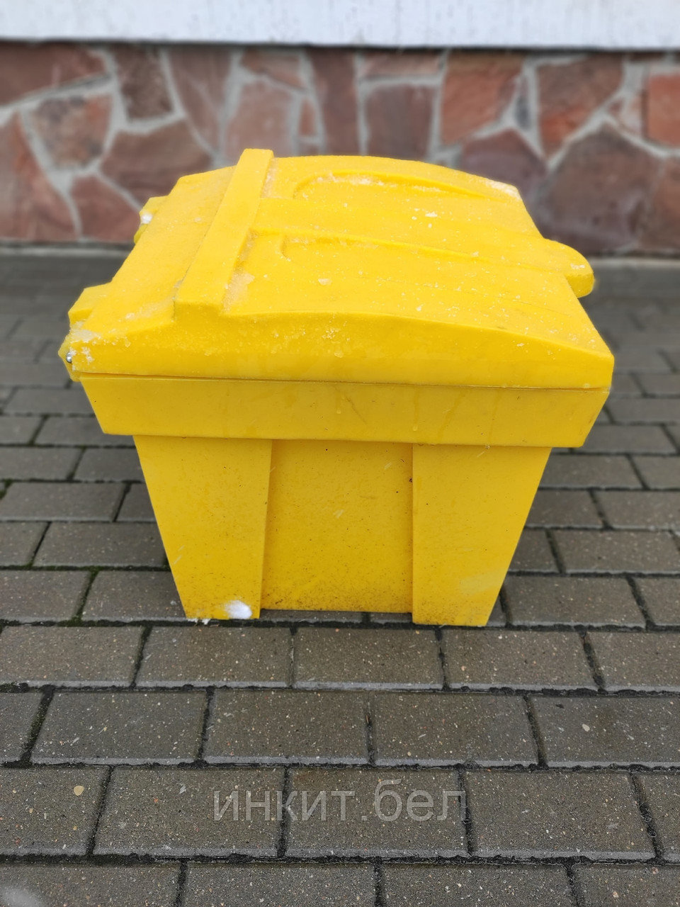 Пластиковый ящик для песка и соли 75 литров, желтый. Цена с НДС - фото 4 - id-p163260126