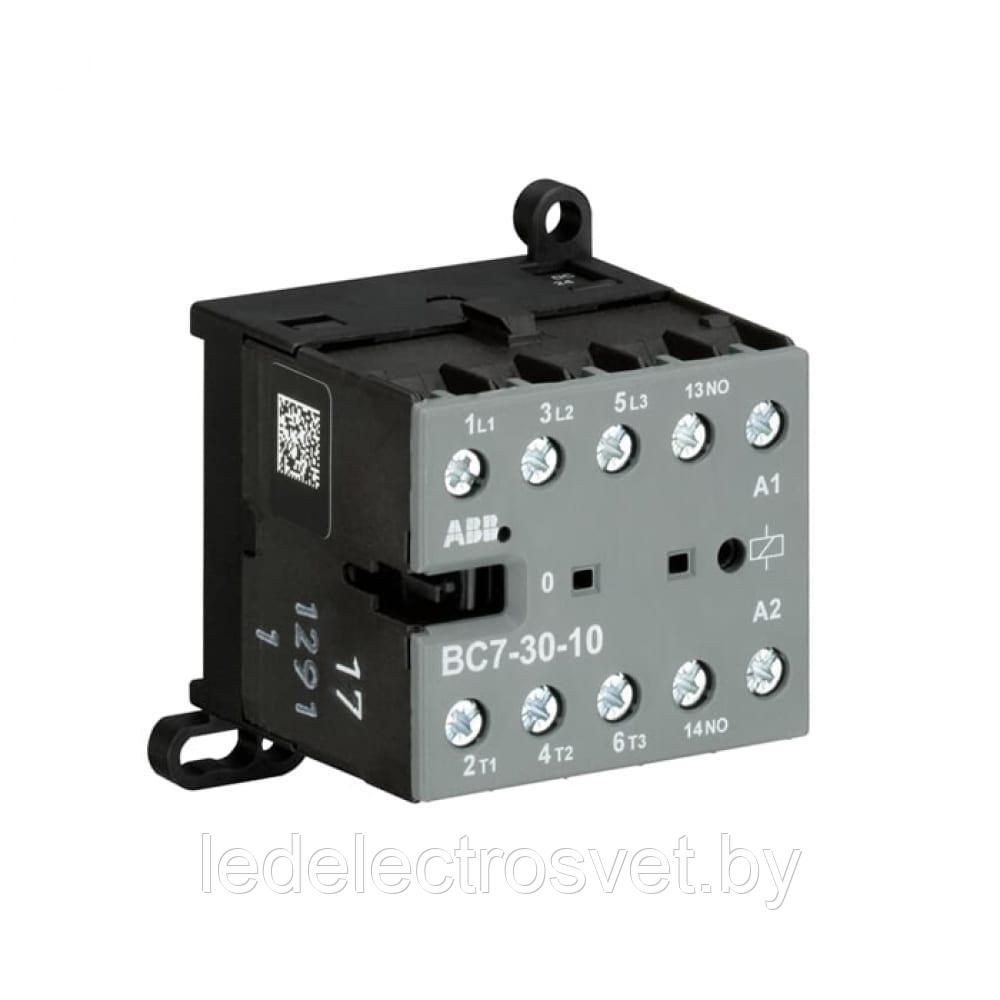 Мини-контактор B7-30-01-01, 24VAC, Uк=24VAC, 16А (20A по AC-1), 1NC всп. контакт - фото 1 - id-p163255654