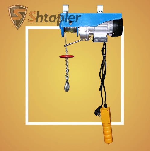 Таль электрическая стационарная Shtapler PA 400/200кг 6/12м - фото 2 - id-p163254624