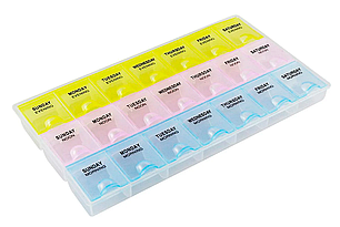 Органайзер пластиковый для лекарств на 7 дней SiPL, фото 2