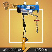 Таль электрическая стационарная Shtapler PA 400/200кг 10/20м, фото 1