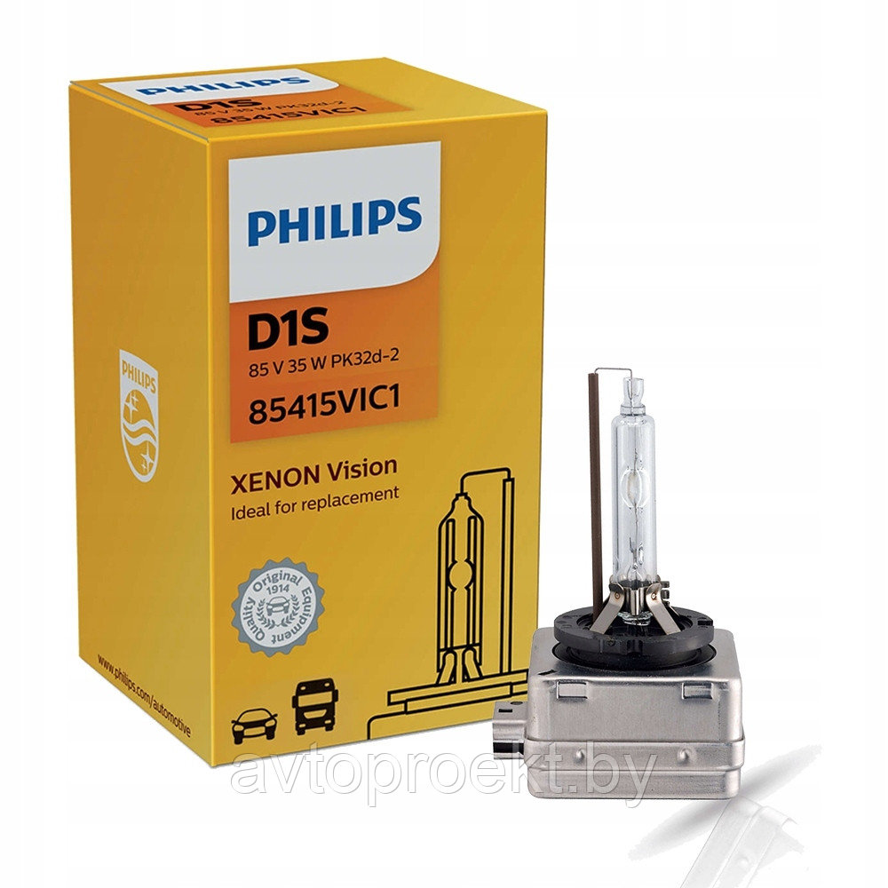 Ксенон филипс. Лампа Philips d1s 85415. Лампа автомобильная ксеноновая Philips Xenon Vision 85415vic1 d1s 85v 35w 1 шт.. Лампа d1s 85v-35w pk32d-2. Ксеноновая лампа Philips Vision 85415vic1 d1s.