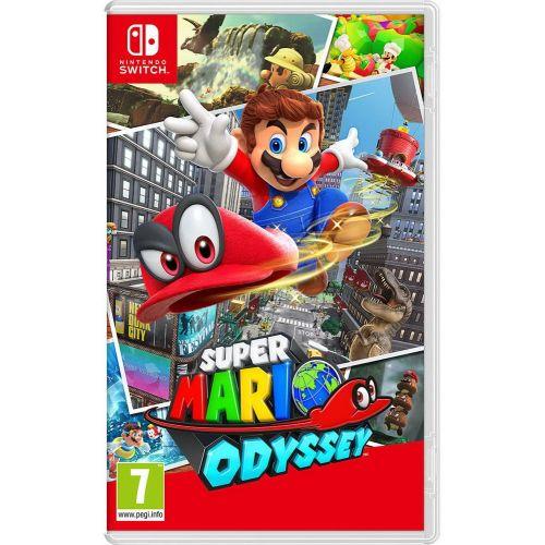 Nintendo Switch 2019 Neon Blue/Red с игрой Super Mario Odyssey - фото 5 - id-p156805263