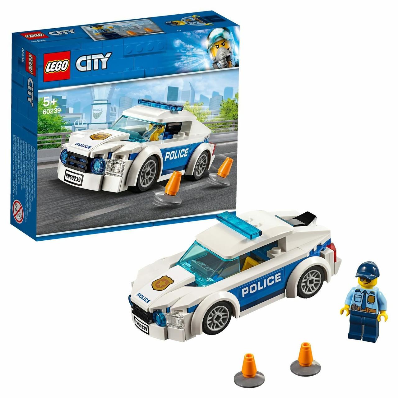 Конструктор LEGO City Original 60239 автомобиль полицейского патруля - фото 1 - id-p163296537