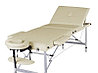 Массажный стол складной Atlas sport 60 см 3-с алюминиевый (бежевый)