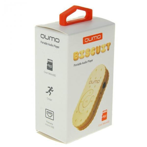 MP3 плеер Qumo BISCUIT "Ваниль", Micro SD до 32 ГБ - фото 4 - id-p163070874